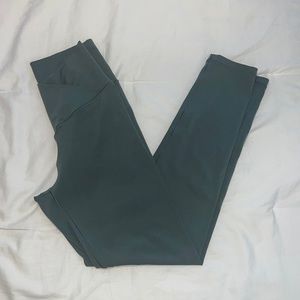 Offline By Aerie Real Me 7/8 Hi-Rise Leggings - Olive Green